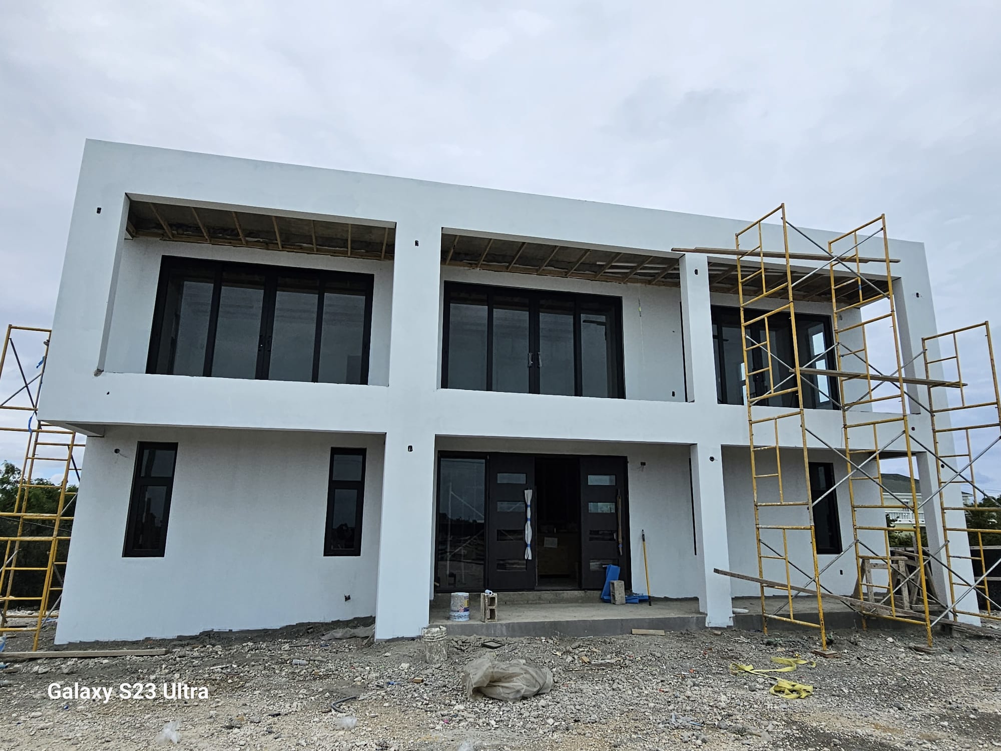 Commercial building construction project